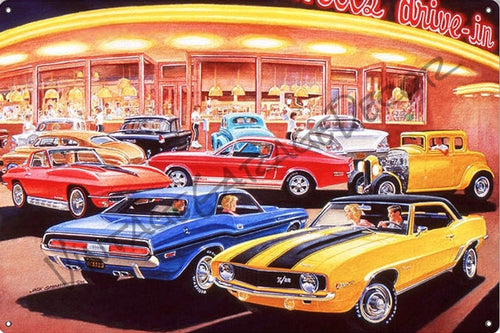 Cruise Night At Mel’s Diner Artist’s Proof